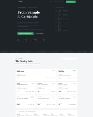 Assay - Precision Energytesting Landing Page Template