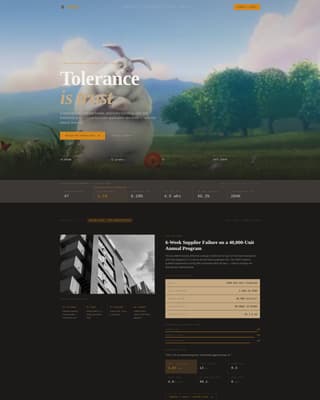 Forge - Precision Engineparts Landing Page Template