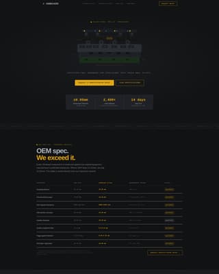 Simboard - Precision Simulator Landing Page Template