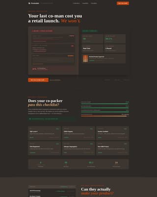 Formulate - Precision Contractmanufacturing Landing Page Template