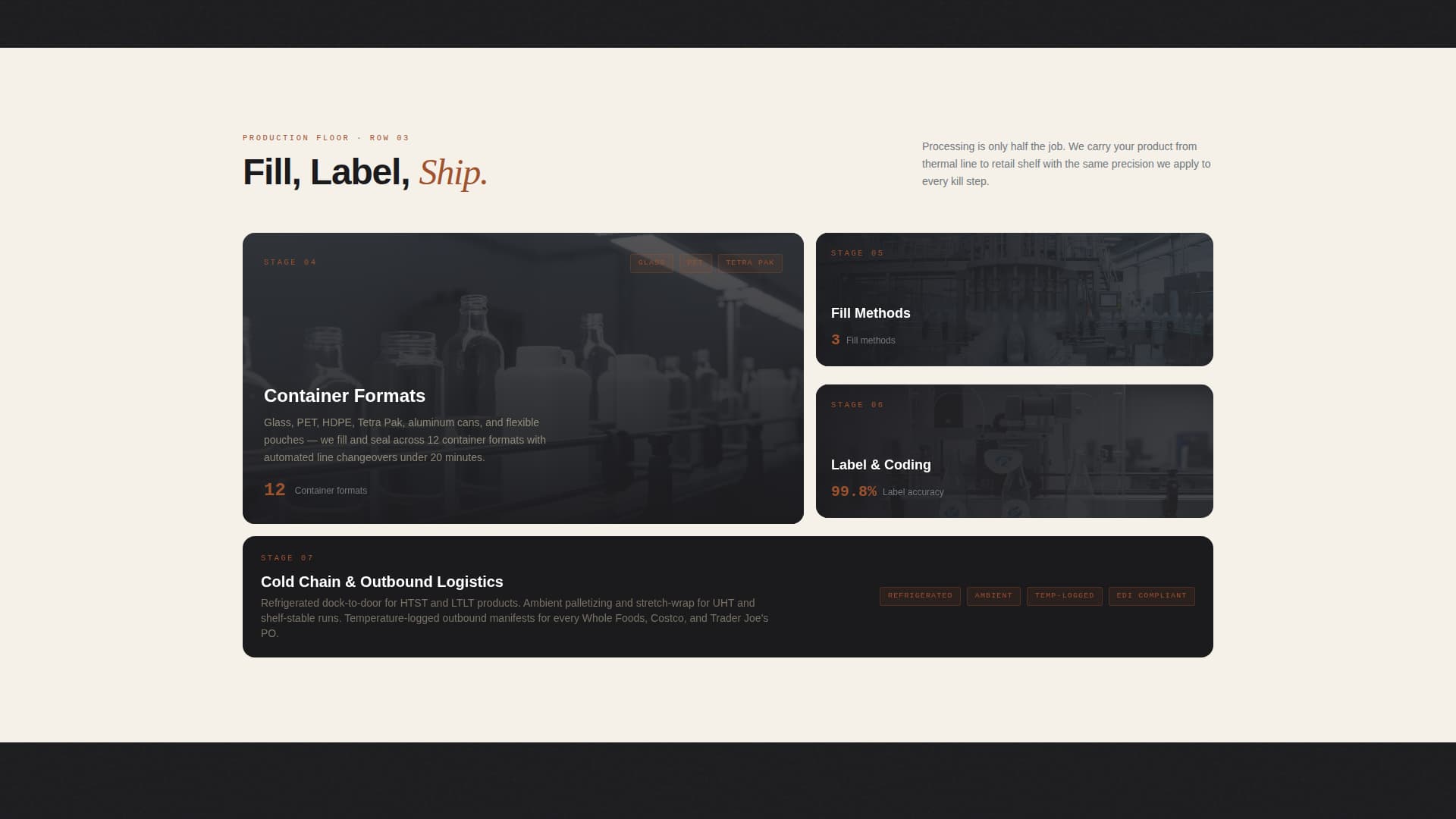 Pasteurize - Precision Heattreatment Landing Page Template