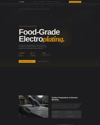 Plate - Compliant Beverageplating Landing Page Template