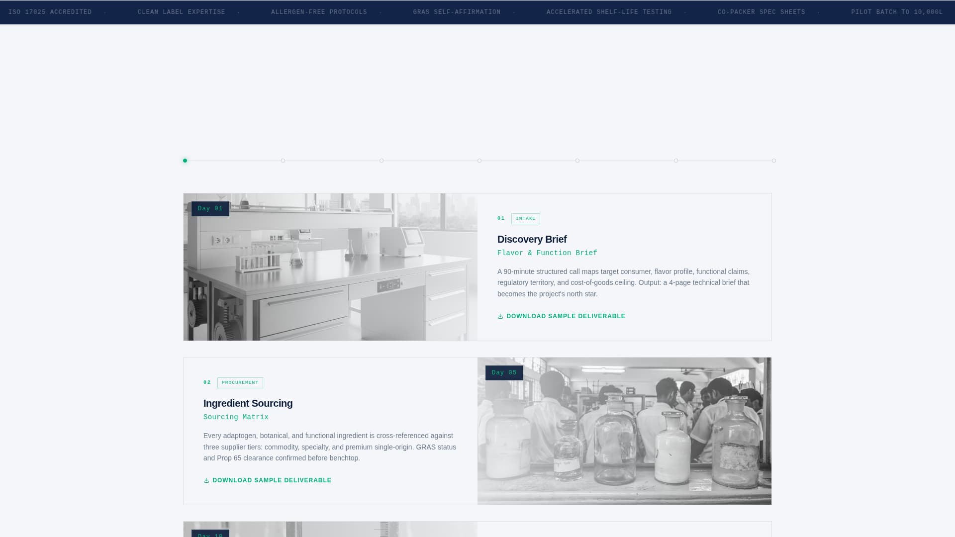 Formulate - Precision Prototyping Landing Page Template