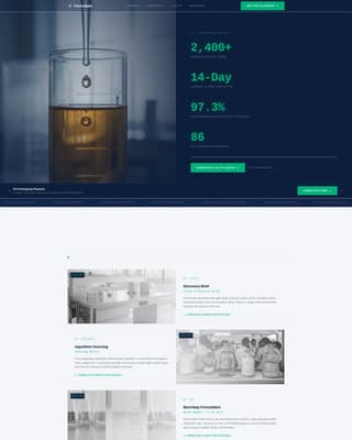 Formulate - Precision Prototyping Landing Page Template