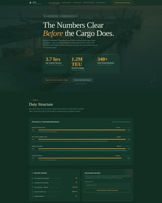 Berth - Authoritative Freetradezone Landing Page Template