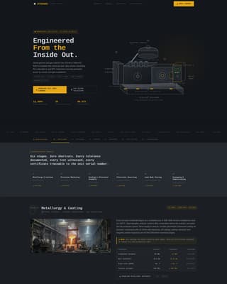 Dynamo - Precision Generator Landing Page Template