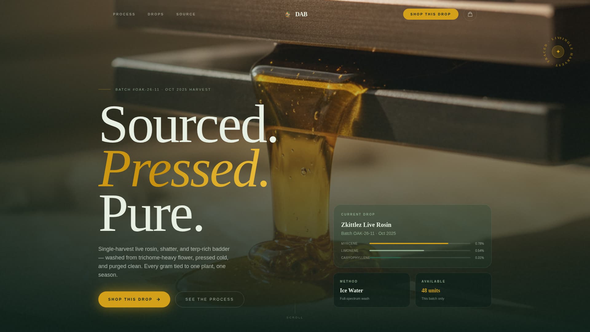 Cannabis Cultivation & Production Professional Website Template