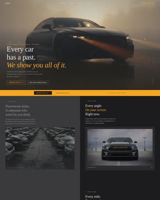 Lot - Industrial Onlinecarsales Landing Page Template