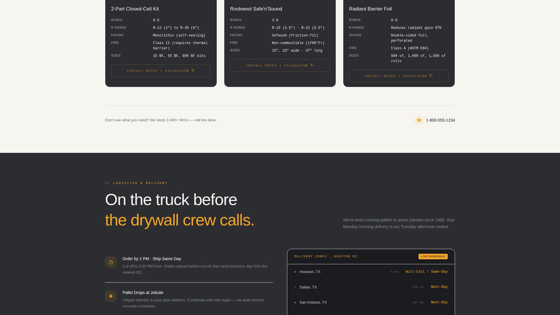 Insulate - Reliable Insulationsupplier Landing Page Template