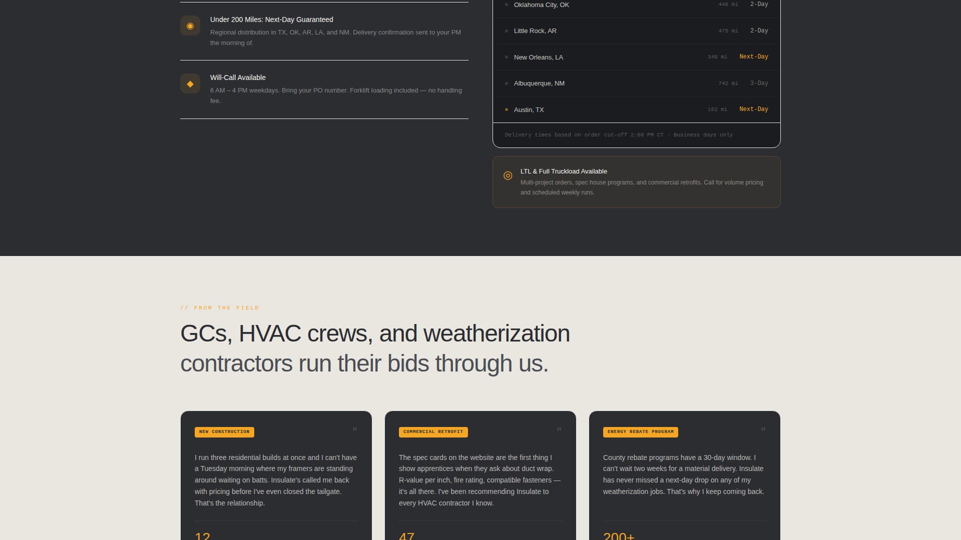 Insulate - Reliable Insulationsupplier Landing Page Template