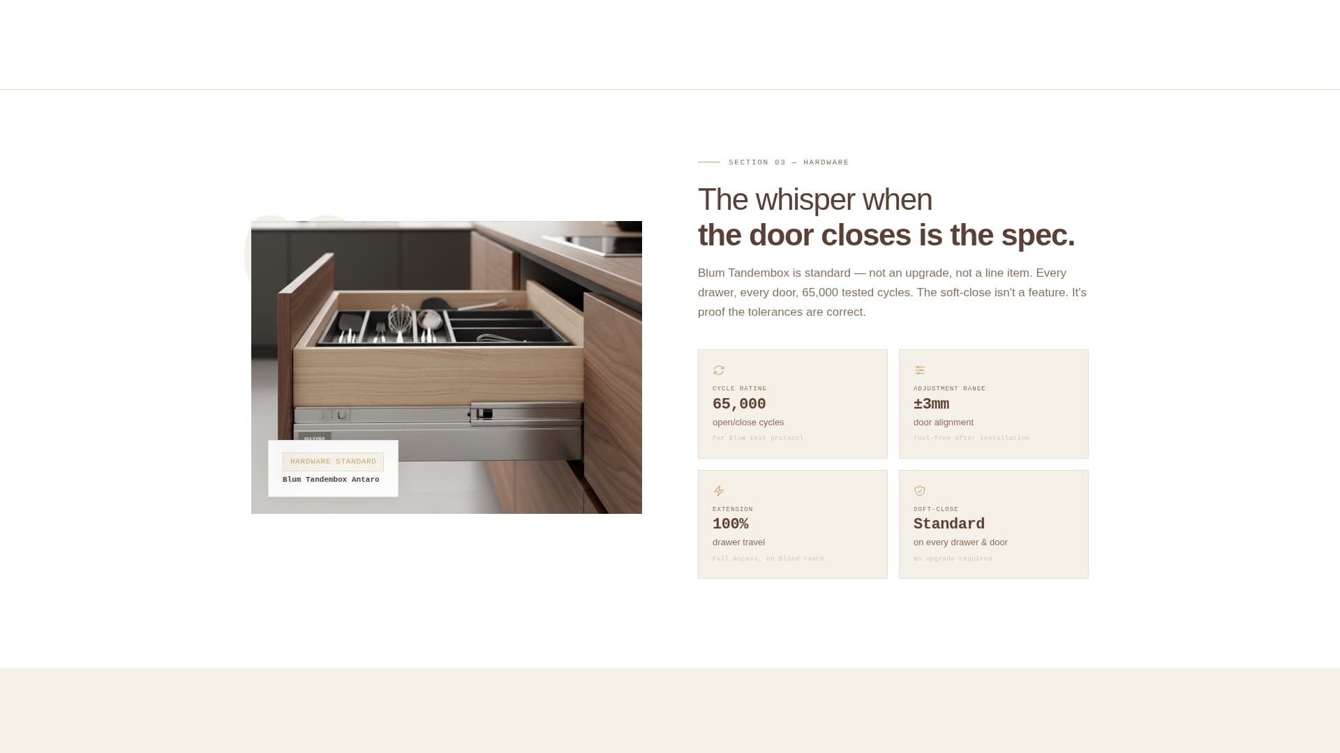 Joinery - Precision Cabinet Landing Page Template