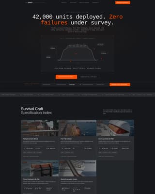 Davit - Precision Maritime Landing Page Template