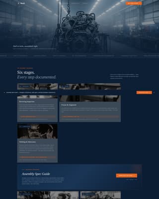 Berth - Industrial Marine Landing Page Template