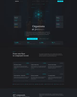 Benthic - Verified Marinebiotechnology Landing Page Template