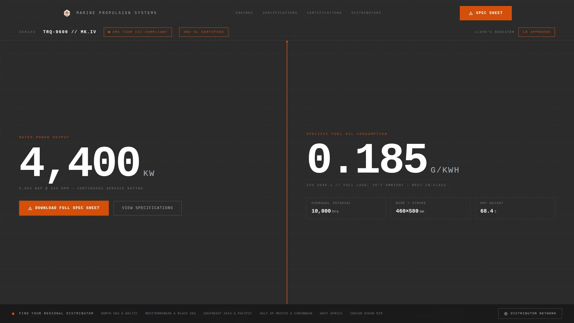 Torque - Precision Marineengine Landing Page Template