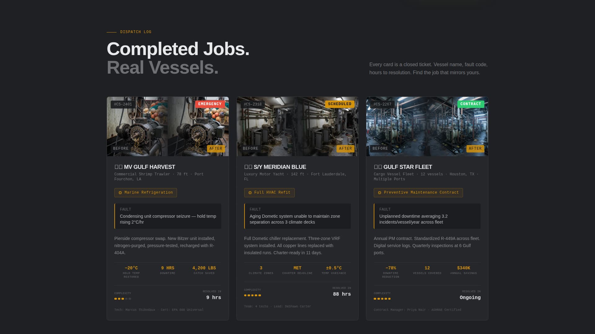 Bilge - Reliable Marine HVAC Landing Page Template