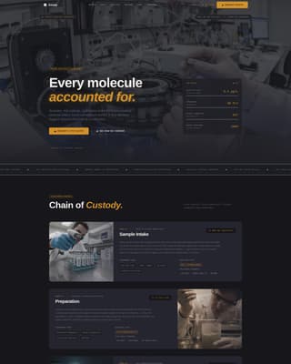 Assay - Precision Marinetesting Landing Page Template