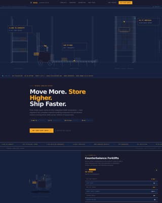Haul - Highperformance Materialhandling Landing Page Template