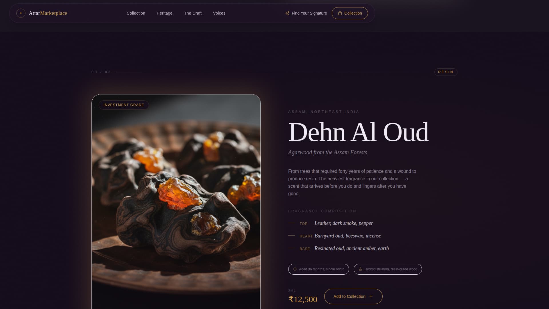 Itr - Luxe Attar Landing Page Template