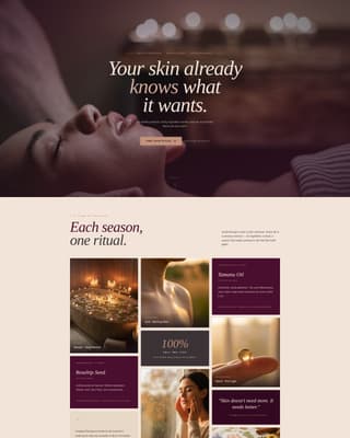 Formulate - Luxurious Beauty Landing Page Template