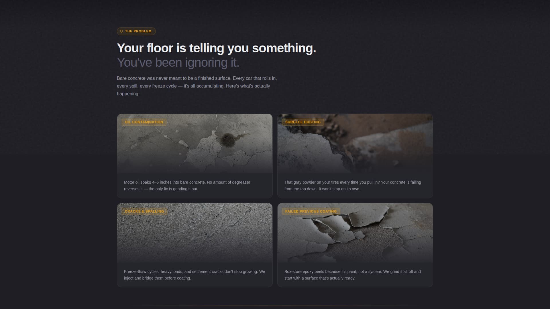 Slab - Precision Flooring Landing Page Template