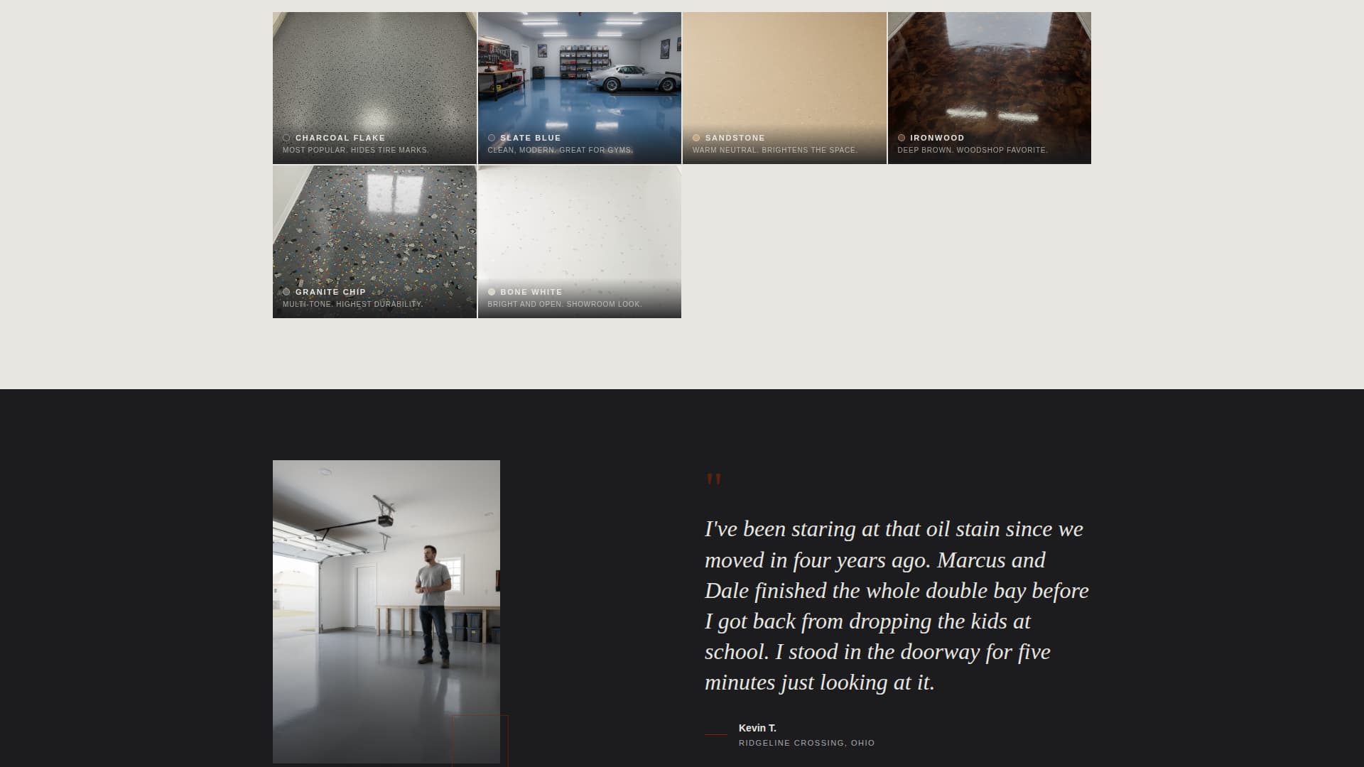 Coat - Gleaming Garage Landing Page Template