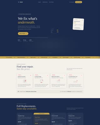 Grind - Trusted Disposalrepair Landing Page Template