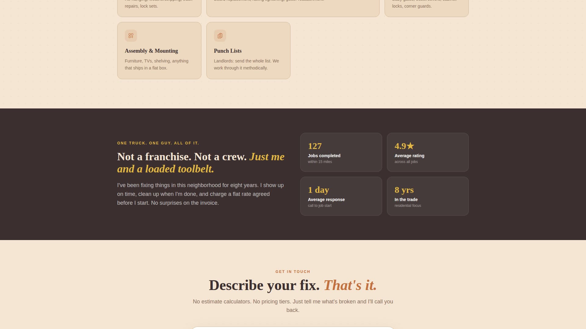 Fixr — Trusted DIY Solutions Landing Page Template