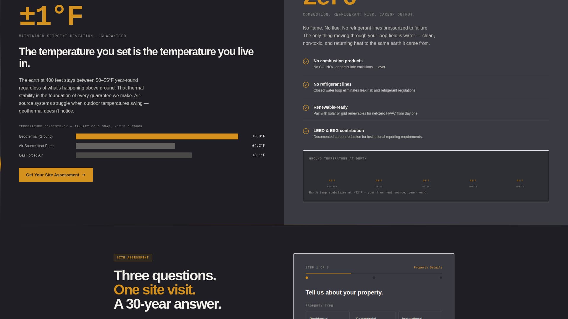 Geothermal HVAC Installation Website Template