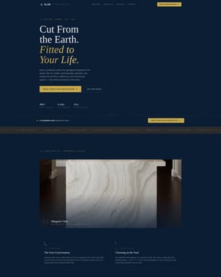 Slab - Precision Granite Landing Page Template