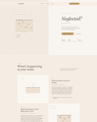 Resurface - Trusted Graniterestoration Landing Page Template