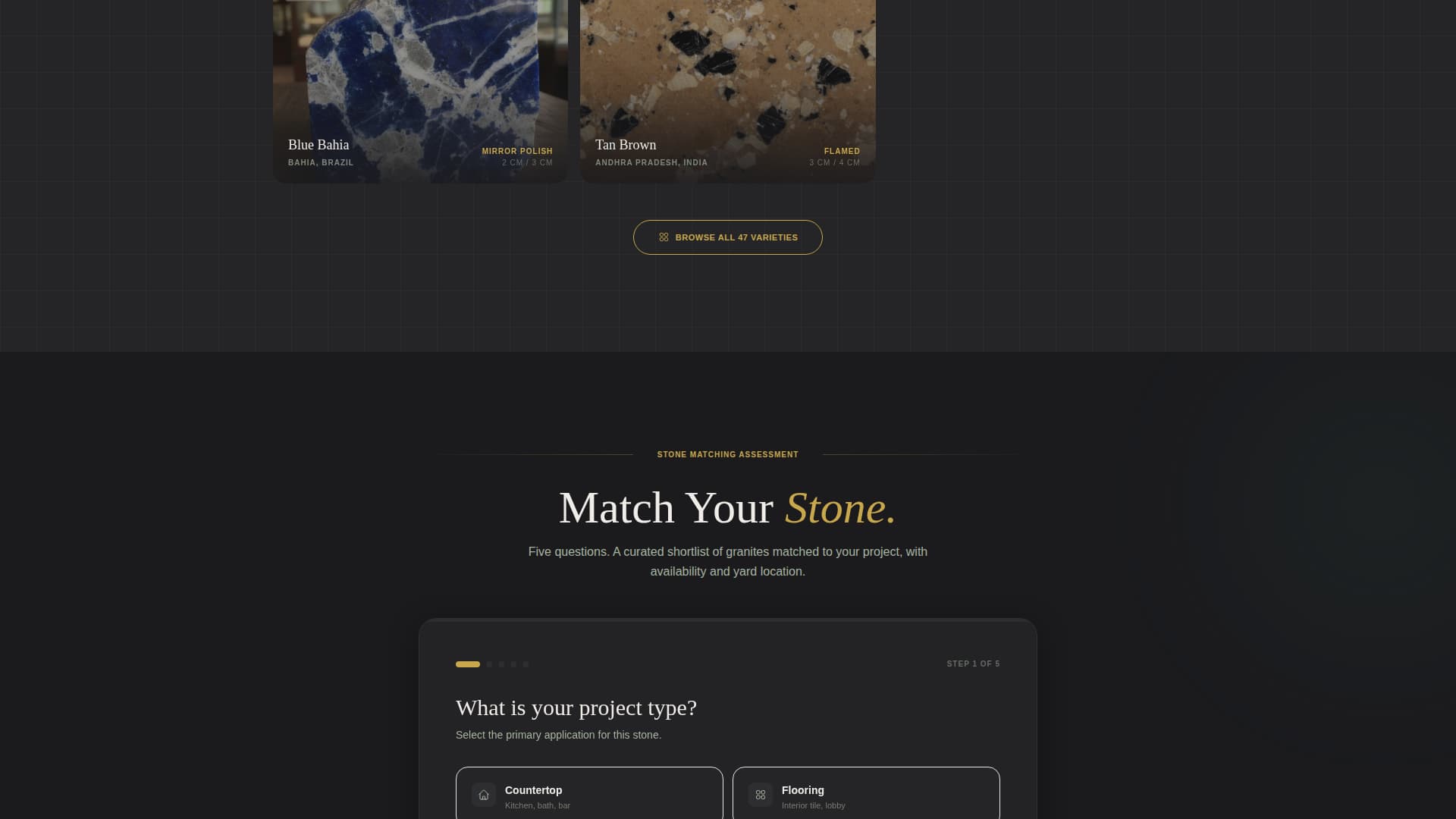 Quarry — Expert Stone Extraction Landing Page Template