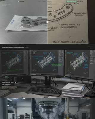 Fabricate - Precision Medicaldevice Landing Page Template