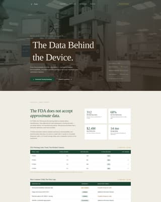 Assay - Precision Medicaldevice Landing Page Template