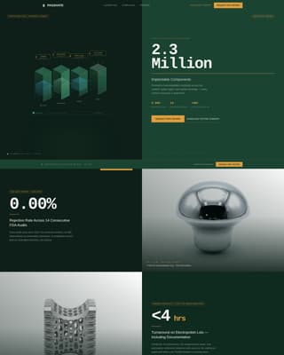 Passivate - Precision Implant Landing Page Template