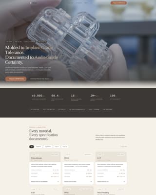 Resin - Precision Medical Landing Page Template