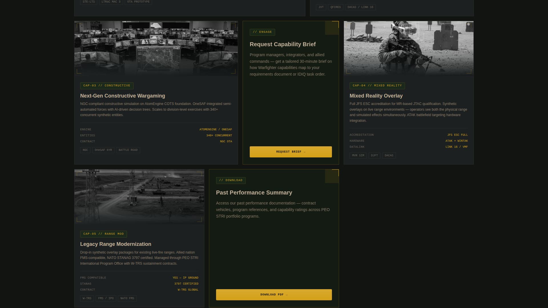Warfighter - Tactical Militarysimulation Landing Page Template