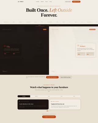 Forge - Weatherproof Outdoorfurniture Landing Page Template
