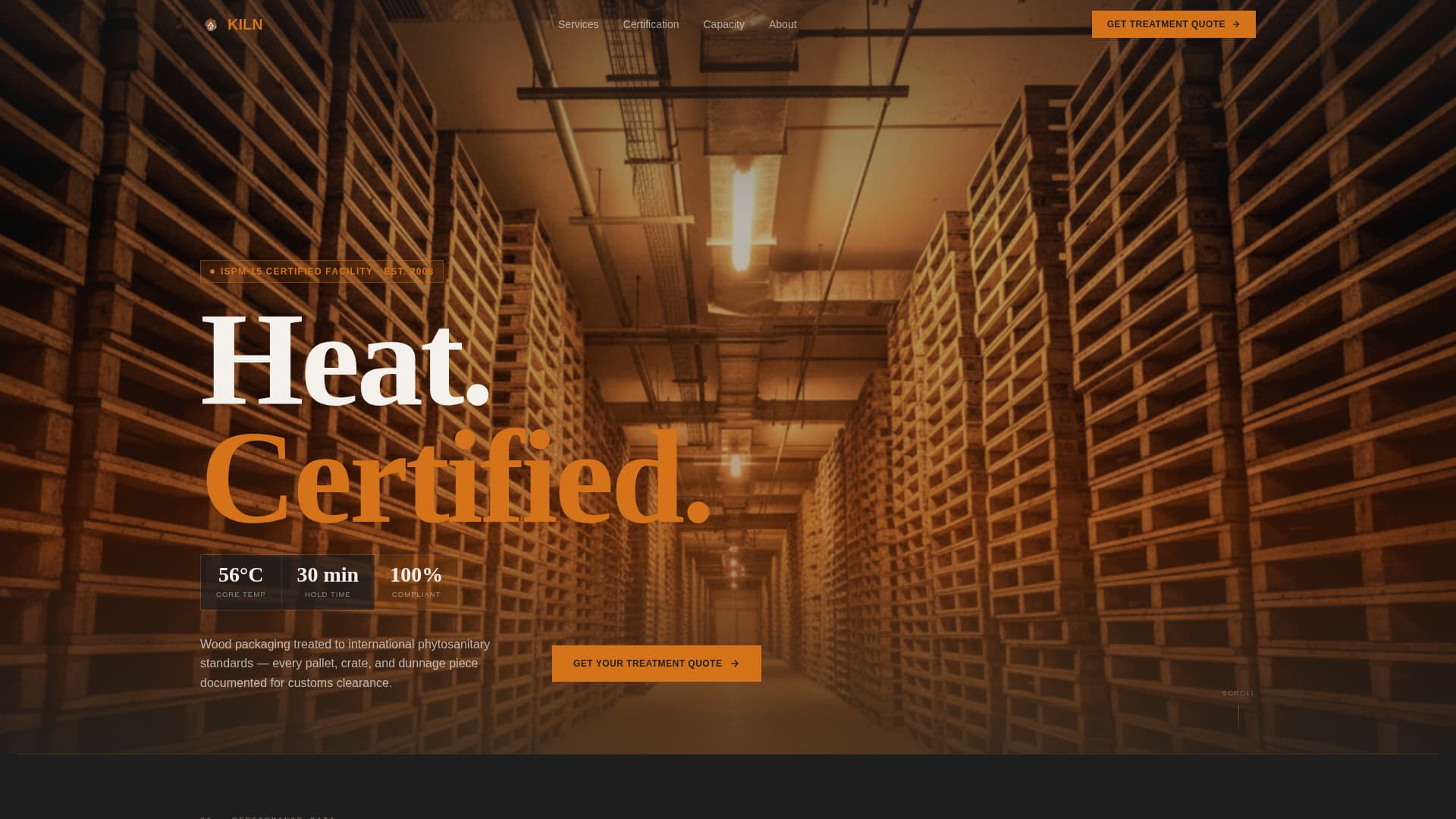 Kiln - Precision Heattreatment Landing Page Template