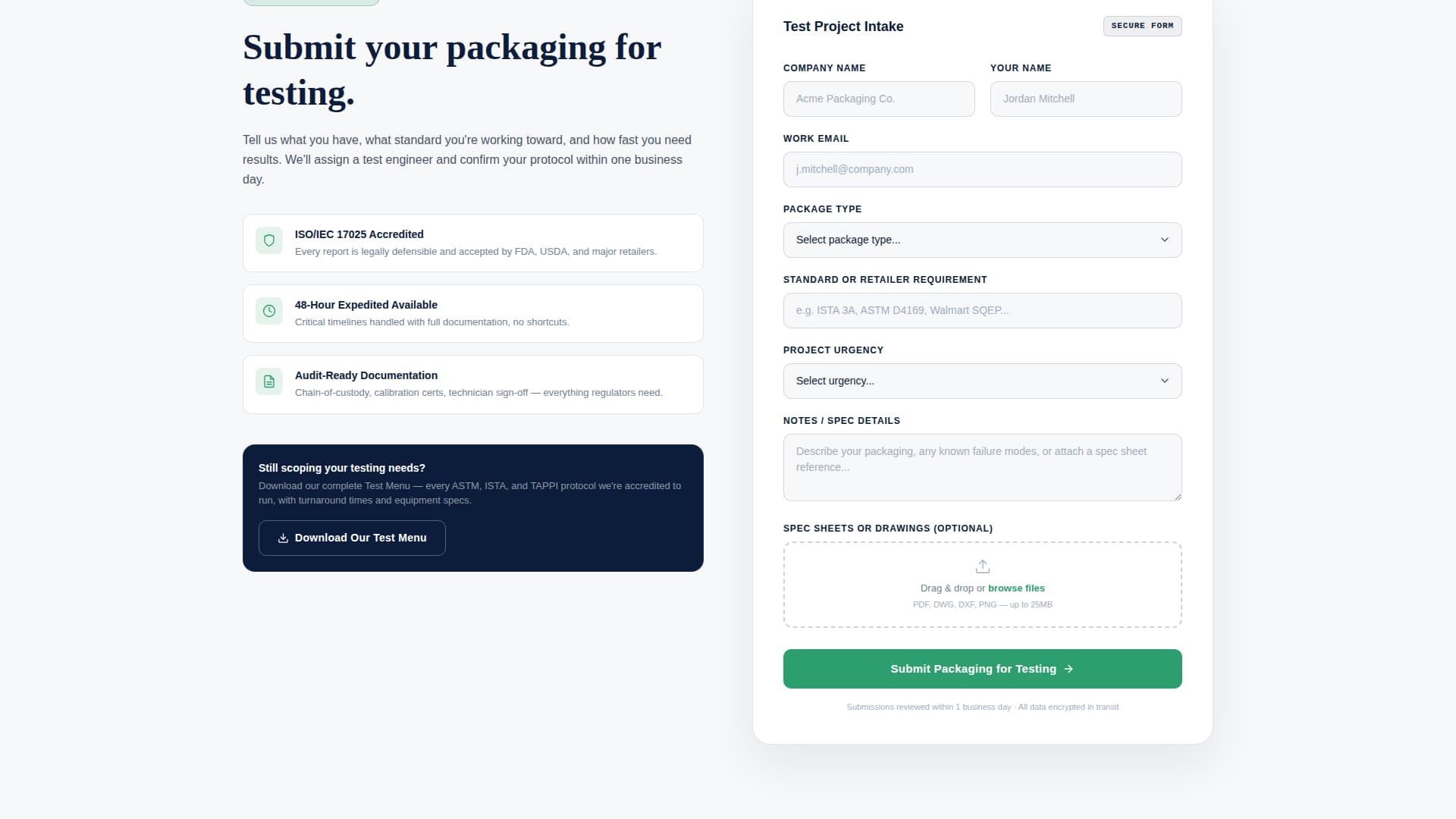 Certify - Authoritative Packaging Landing Page Template