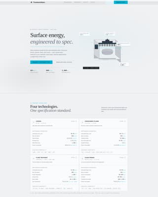 Treatmentspec - Precision Packaging Landing Page Template