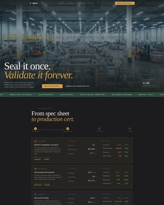 Weld - Validated Packaging Landing Page Template