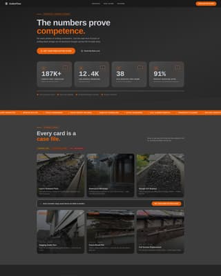 Gutterflow - Industrial Guttercleaning Landing Page Template