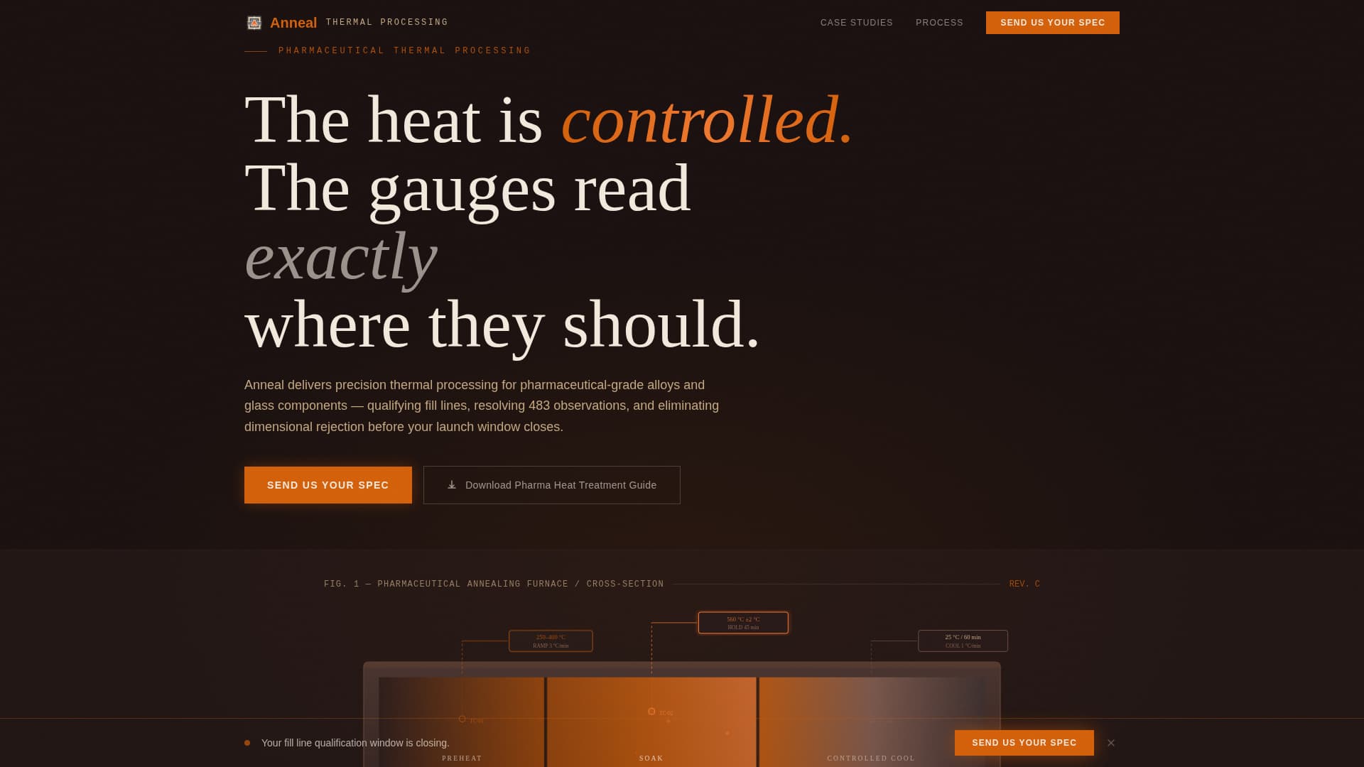Anneal - Precision Pharmaceutical Landing Page Template