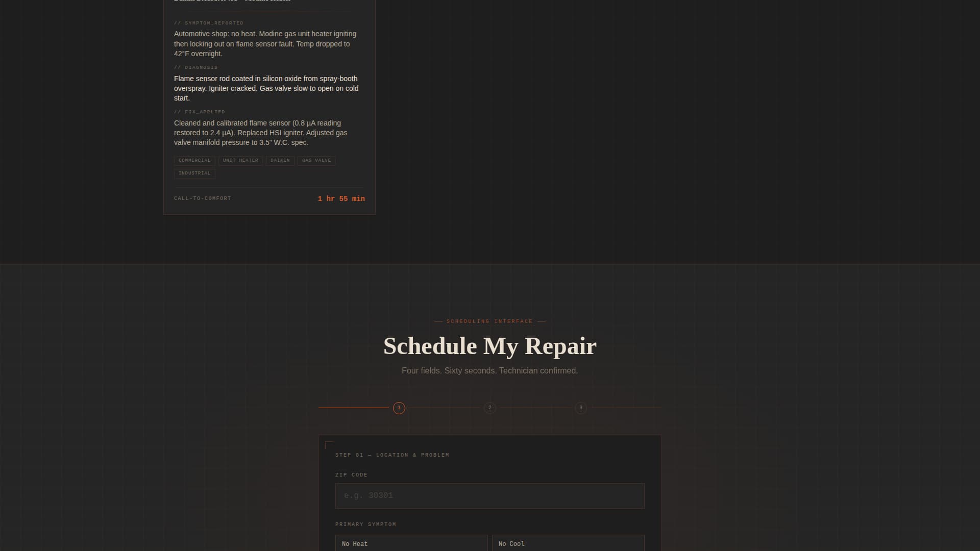 Thermostat — Certified Climate Control Landing Page Template