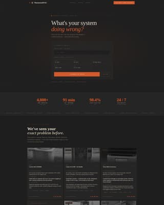 Thermostat — Certified Climate Control Landing Page Template