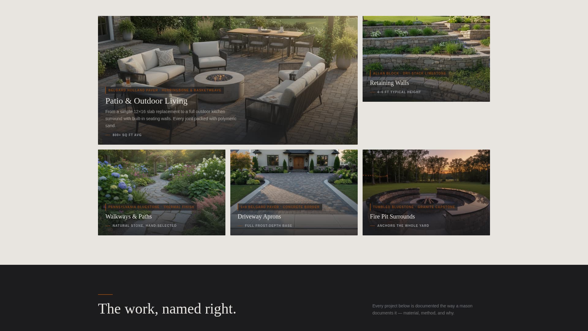 Slab - Rugged Hardscaping Landing Page Template