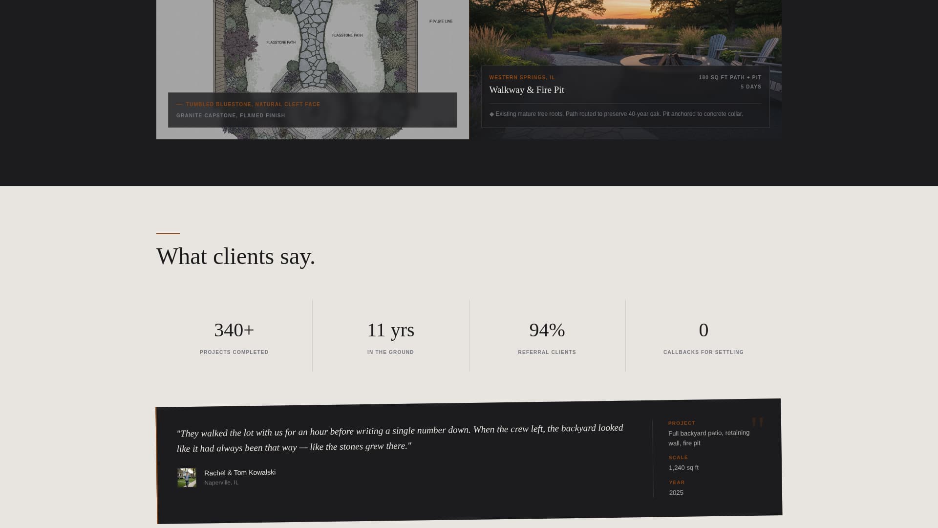 Slab - Rugged Hardscaping Landing Page Template