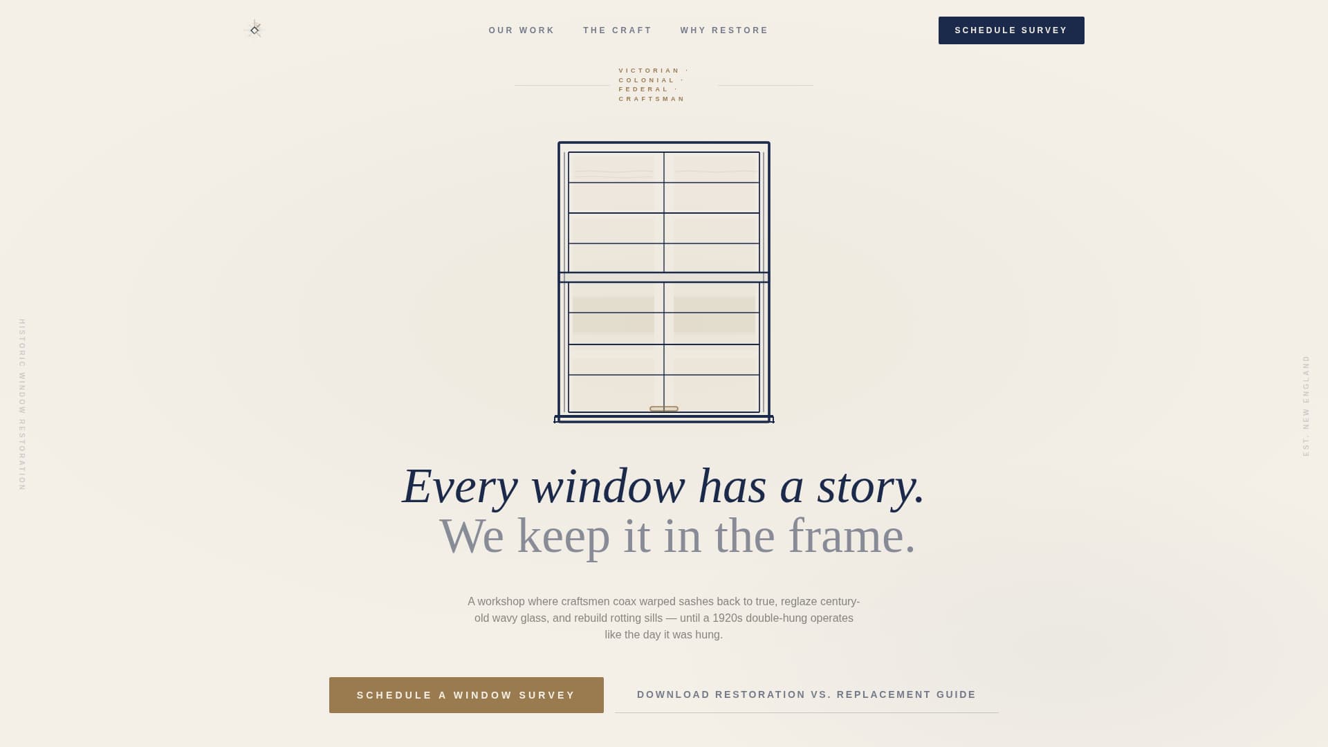 Mullion - Trusted Historicrestoration Landing Page Template