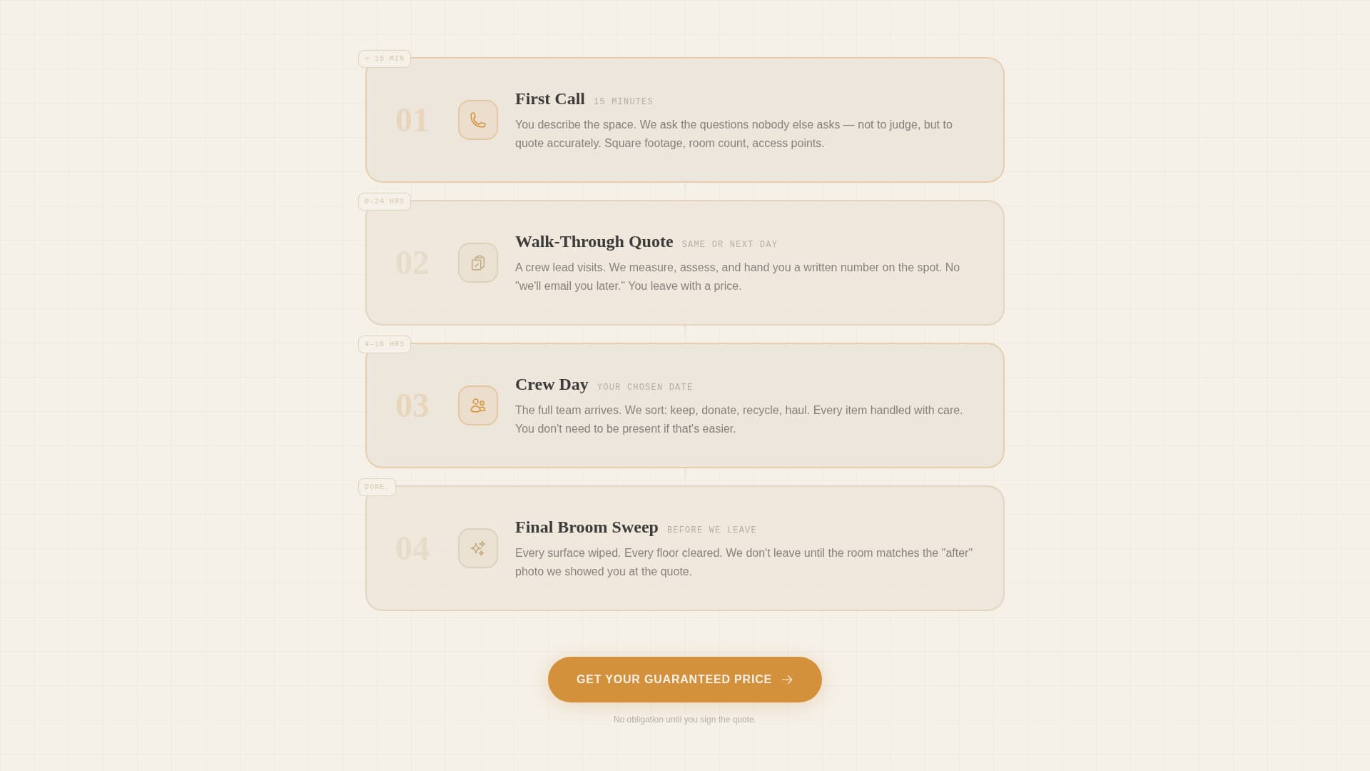 Reclaim - Guaranteed Hoardercleanup Landing Page Template